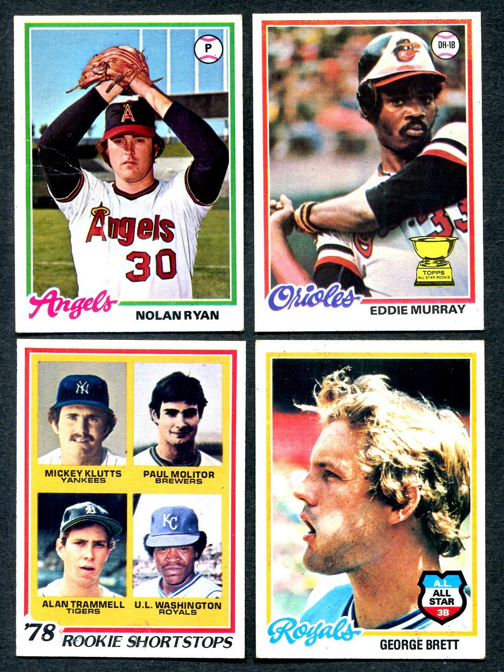 1978 Topps Baseball Complete Set EX (726) (24-512)