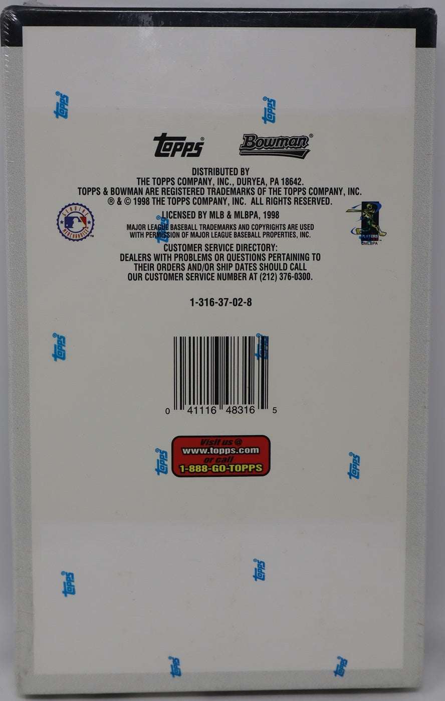 1998 Bowman Baseball Series 2 Box (Hobby) (24/10)