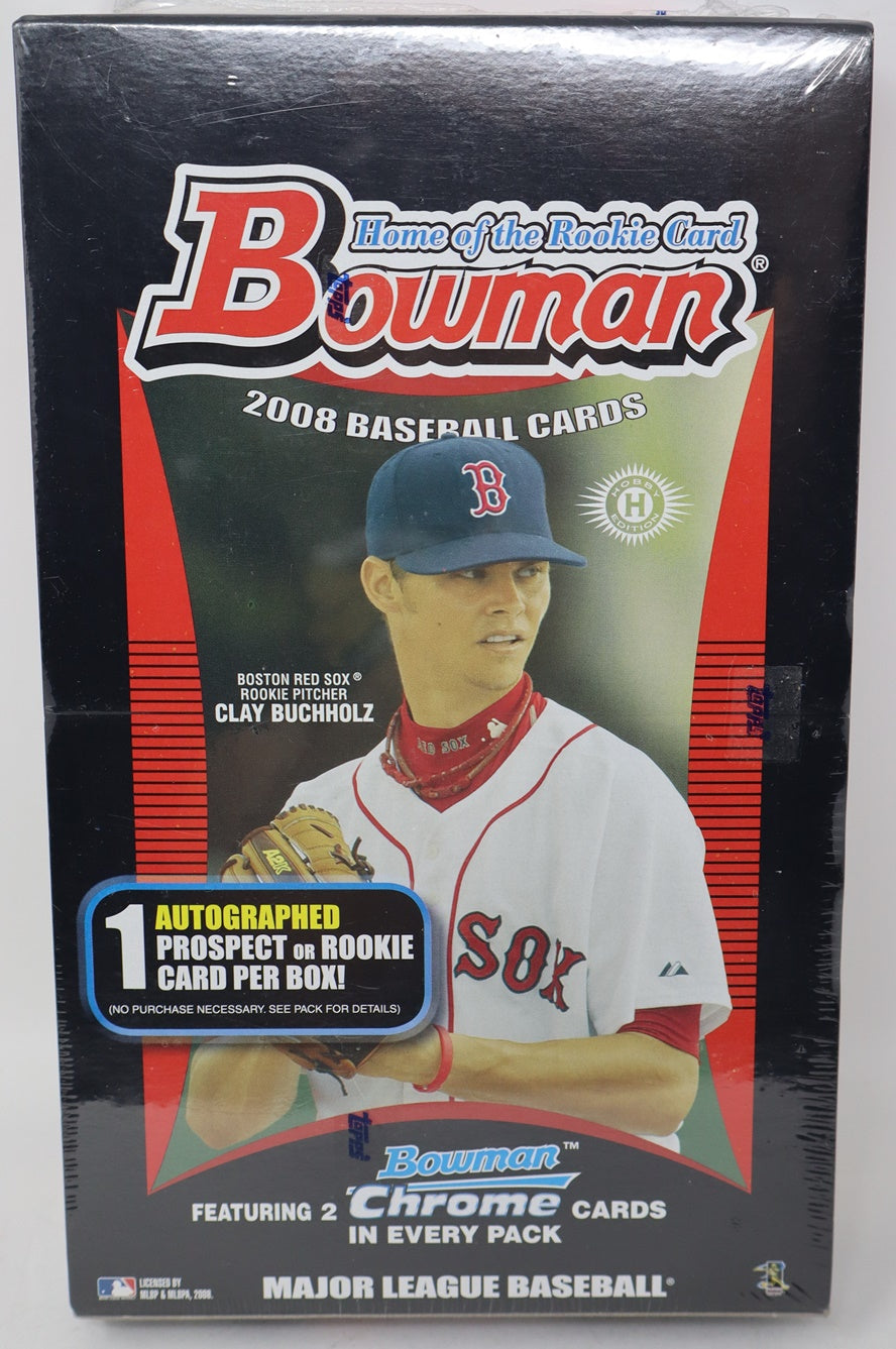 2008 Bowman Baseball Box (Hobby) (24/10)
