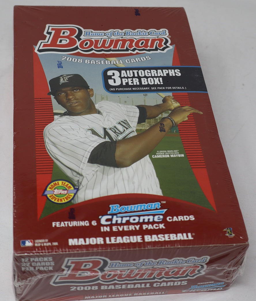 2008 Bowman Baseball Jumbo Box (HTA) (12/32)