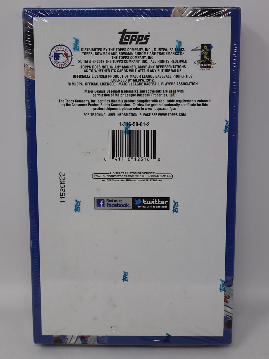 2012 Bowman Baseball Box (Hobby) (24/10)
