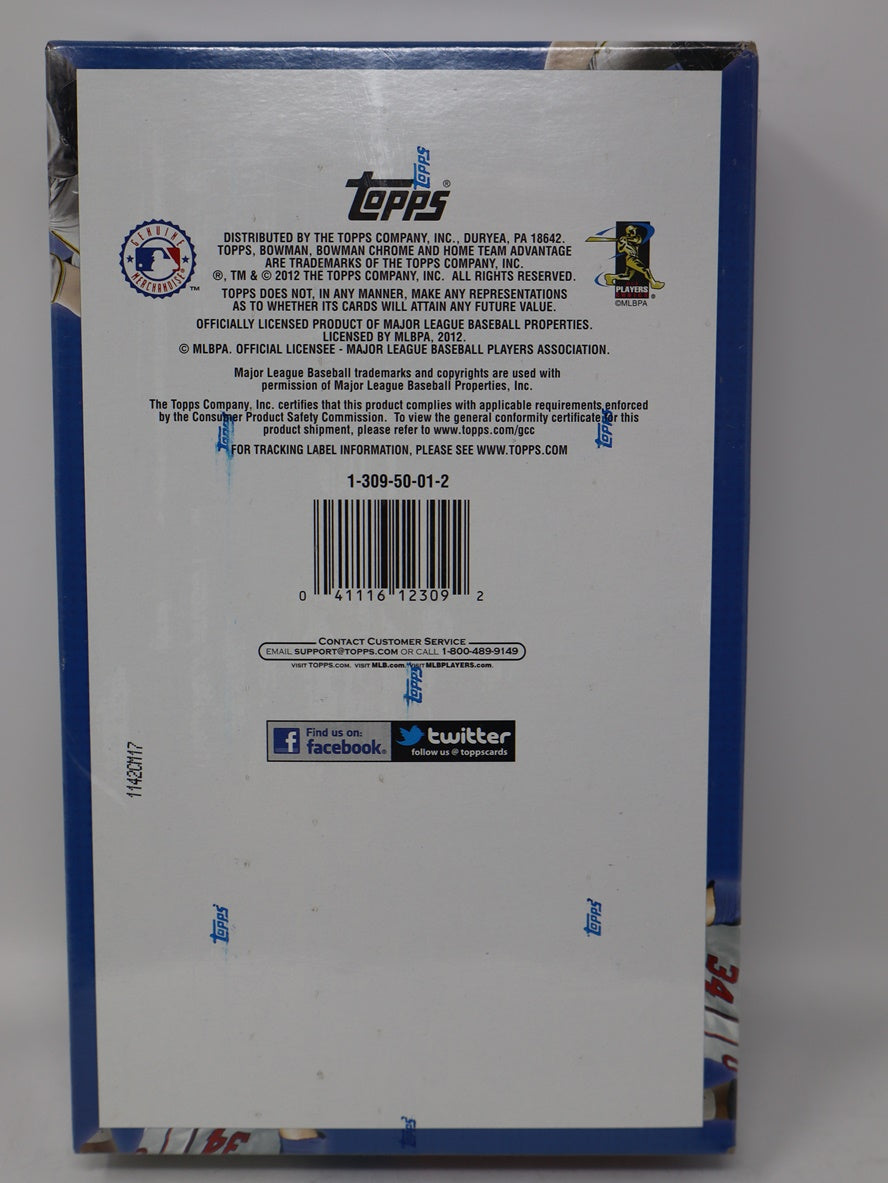 2012 Bowman Baseball Jumbo Box (HTA) (12/32)