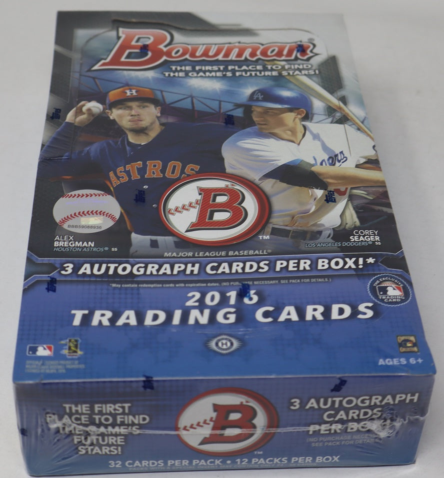 2016 Bowman Baseball Jumbo Box (Hobby) (12/32)