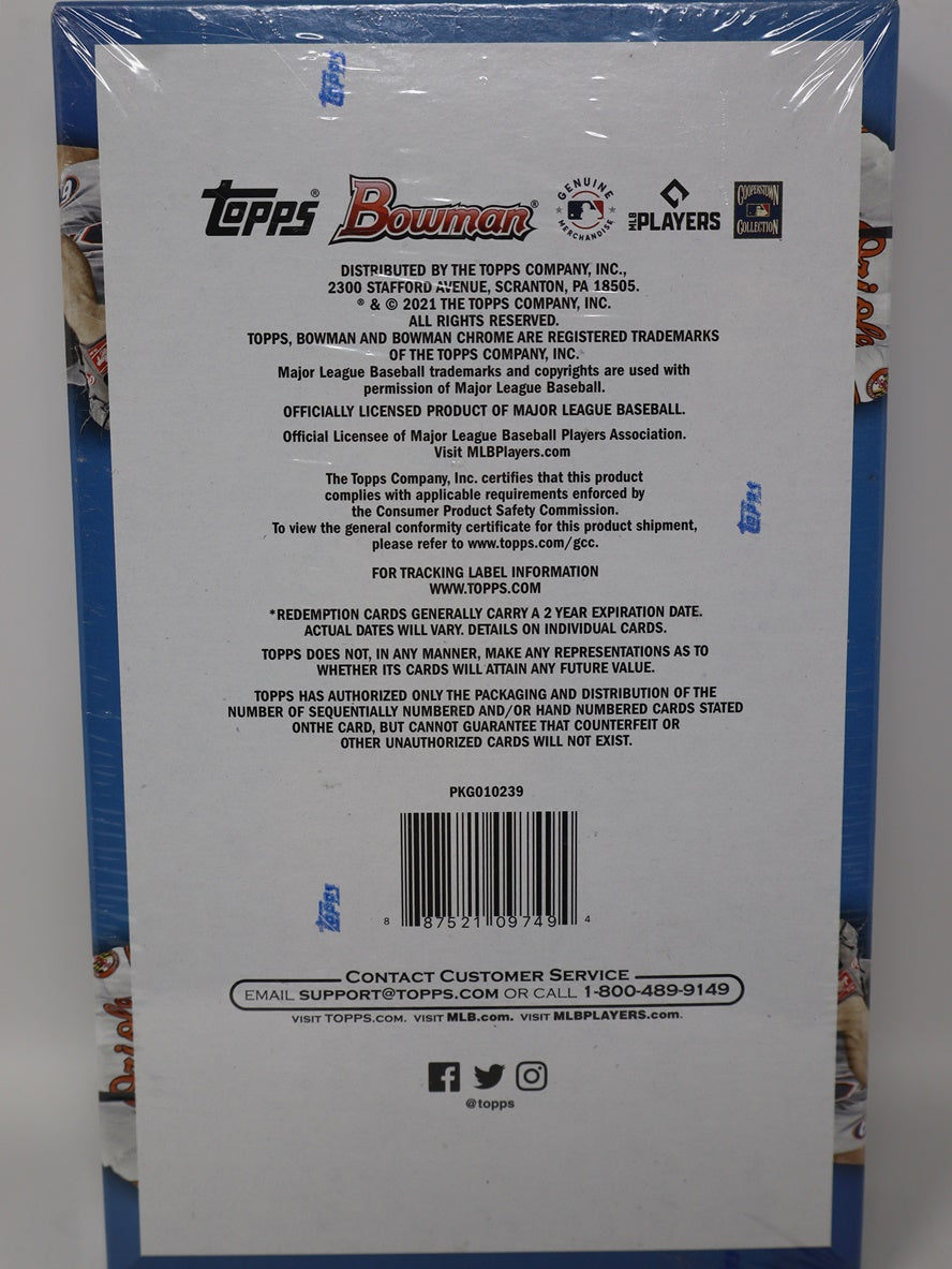 2021 Bowman Baseball Box (Hobby) (24/10)