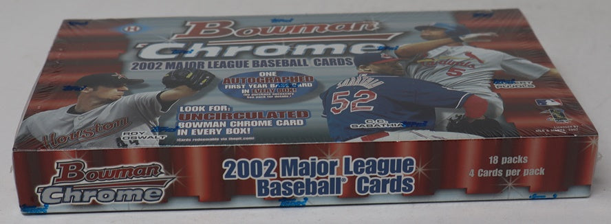 2002 Bowman Chrome Baseball Box (Hobby) (18/4)