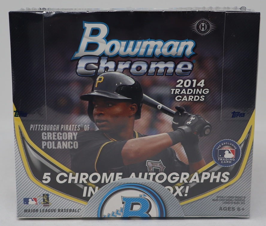 2014 Bowman Chrome Baseball Jumbo Box (Hobby) (12/13)