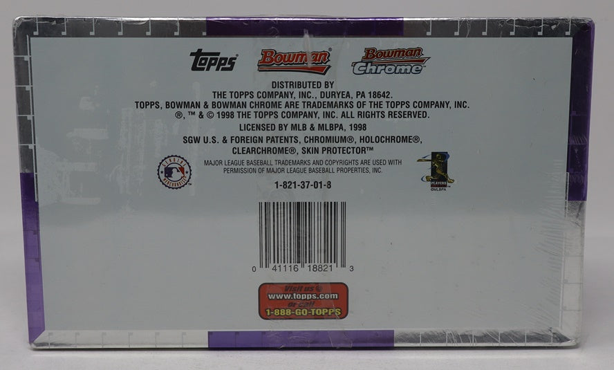 1998 Bowman Chrome Baseball Series 1 Box (Hobby) (24/4)