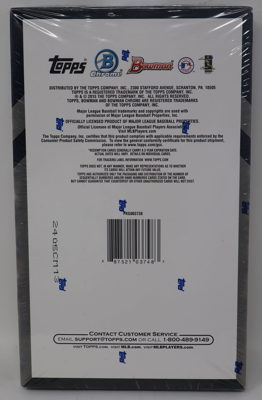2015 Bowman Chrome Baseball Box (Hobby) (18/4)