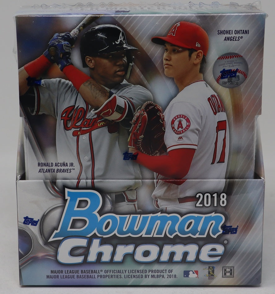 2018 Bowman Chrome Baseball Box (Hobby) (2/6/5)