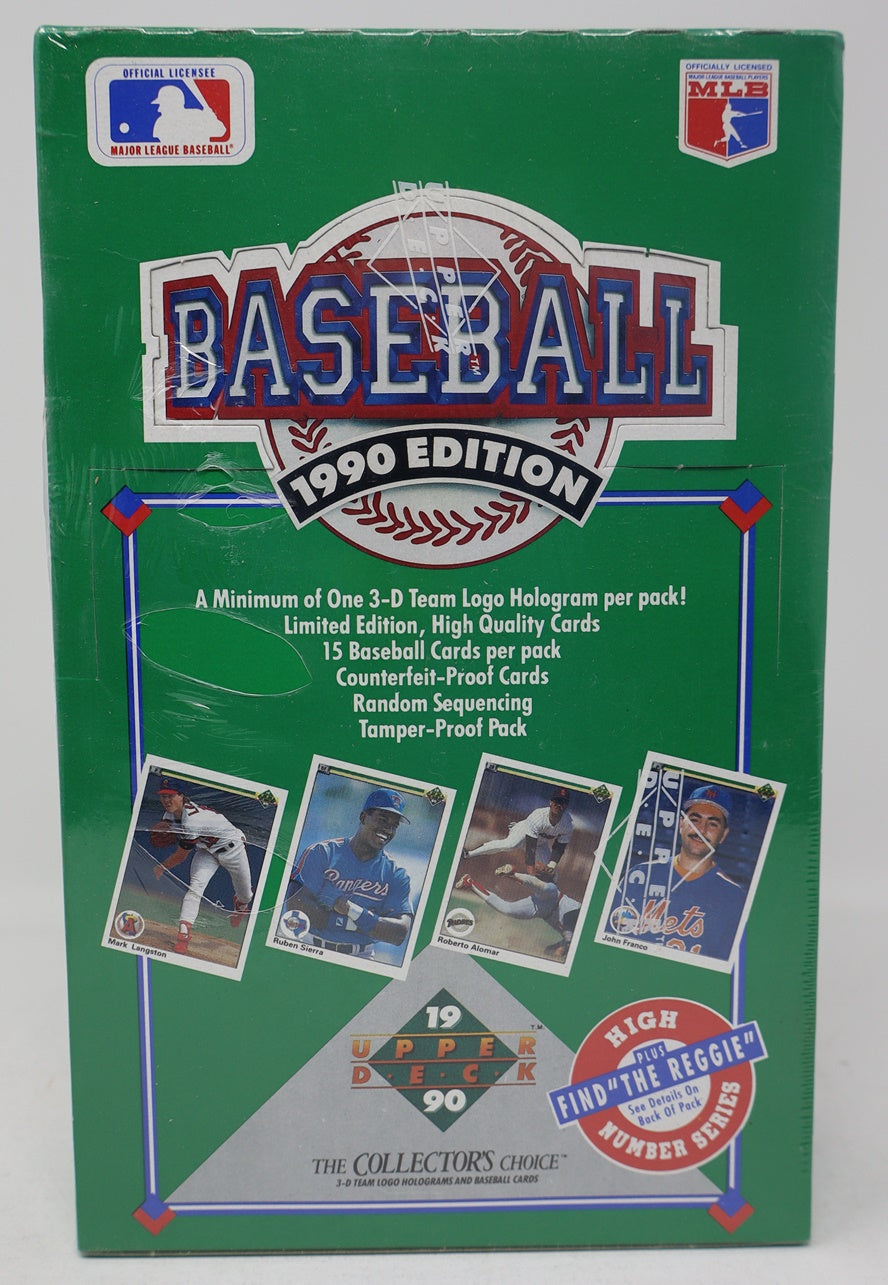 1990 Upper Deck Baseball High Series Box