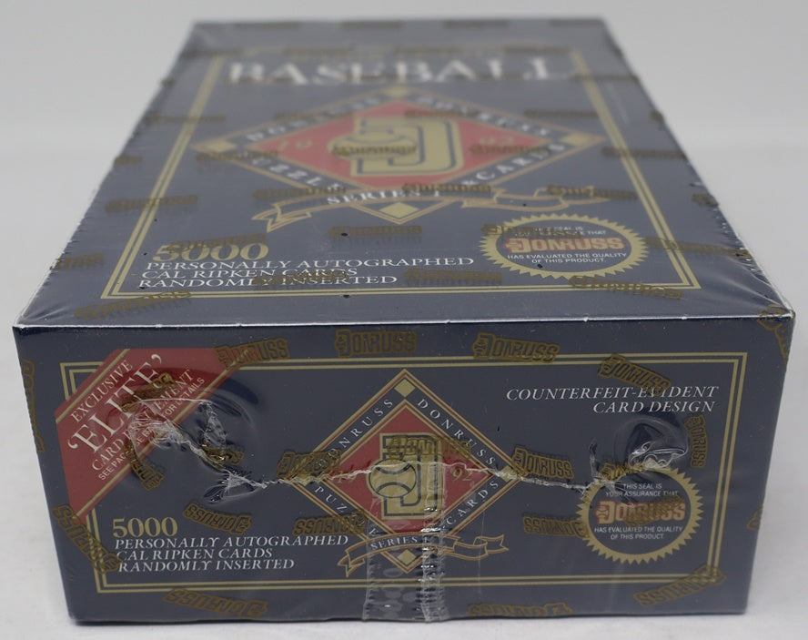 1992 Donruss Baseball Series 1 Box