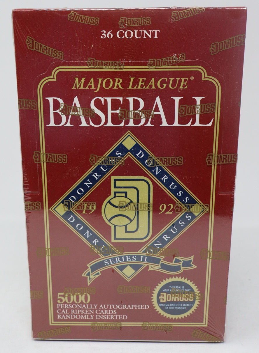 1992 Donruss Baseball Series 2 Box