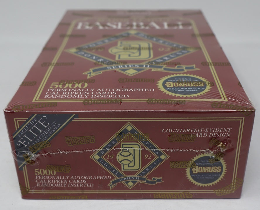 1992 Donruss Baseball Series 2 Box