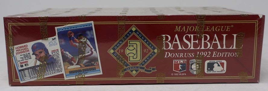 1992 Donruss Baseball Series 2 Box