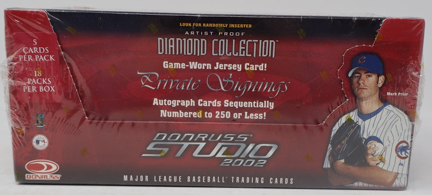 2002 Donruss Studio Baseball Box (Hobby)