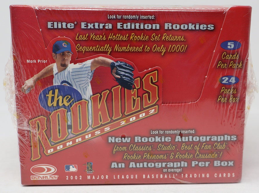 2002 Donruss The Rookies Baseball Box (Hobby)