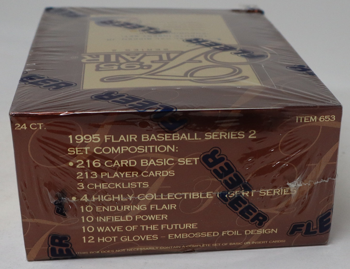 1995 Fleer Flair Baseball Series 2 Box