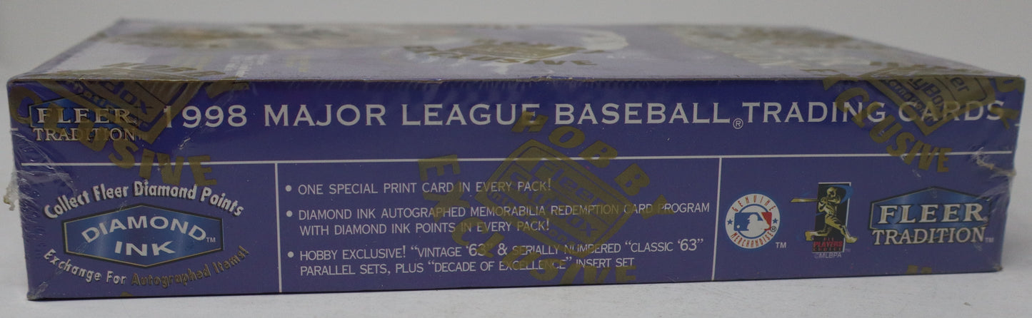 1998 Fleer Tradition Baseball Series 1 Box (Hobby)