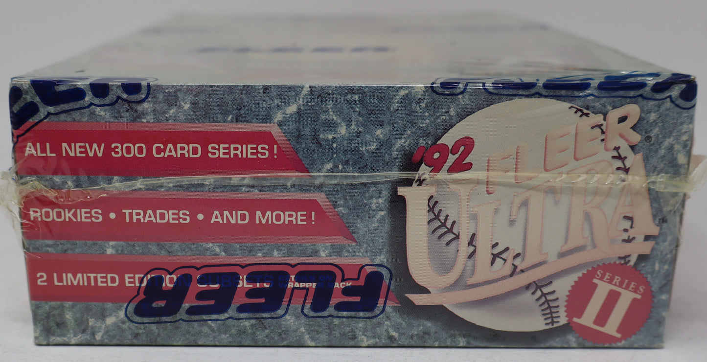 1992 Fleer Ultra Baseball Series 2 Box