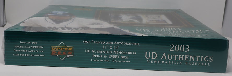 2003 Upper Deck Authentics Memorabilia Baseball Box (Hobby)