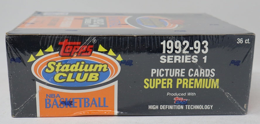 1992/93 Topps Stadium Club Basketball Series 1 Box (36/15)