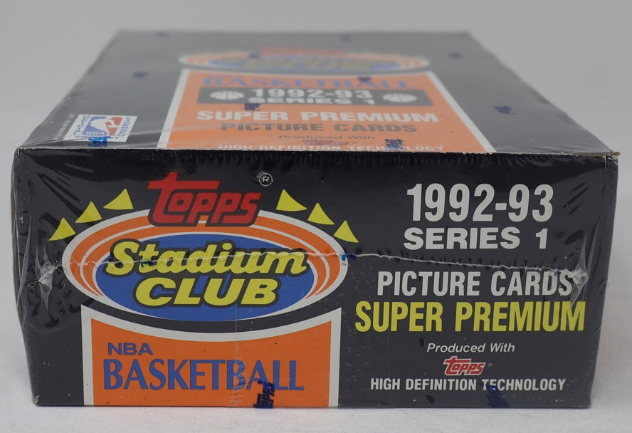 1992/93 Topps Stadium Club Basketball Series 1 Box (36/15)