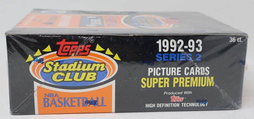 1992/93 Topps Stadium Club Basketball Series 2 Box (36/15)