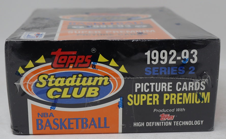 1992/93 Topps Stadium Club Basketball Series 2 Box (36/15)