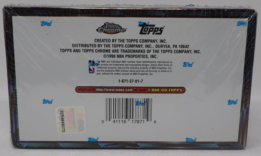 1997/98 Topps Chrome Basketball Box (Hobby) (24/4)