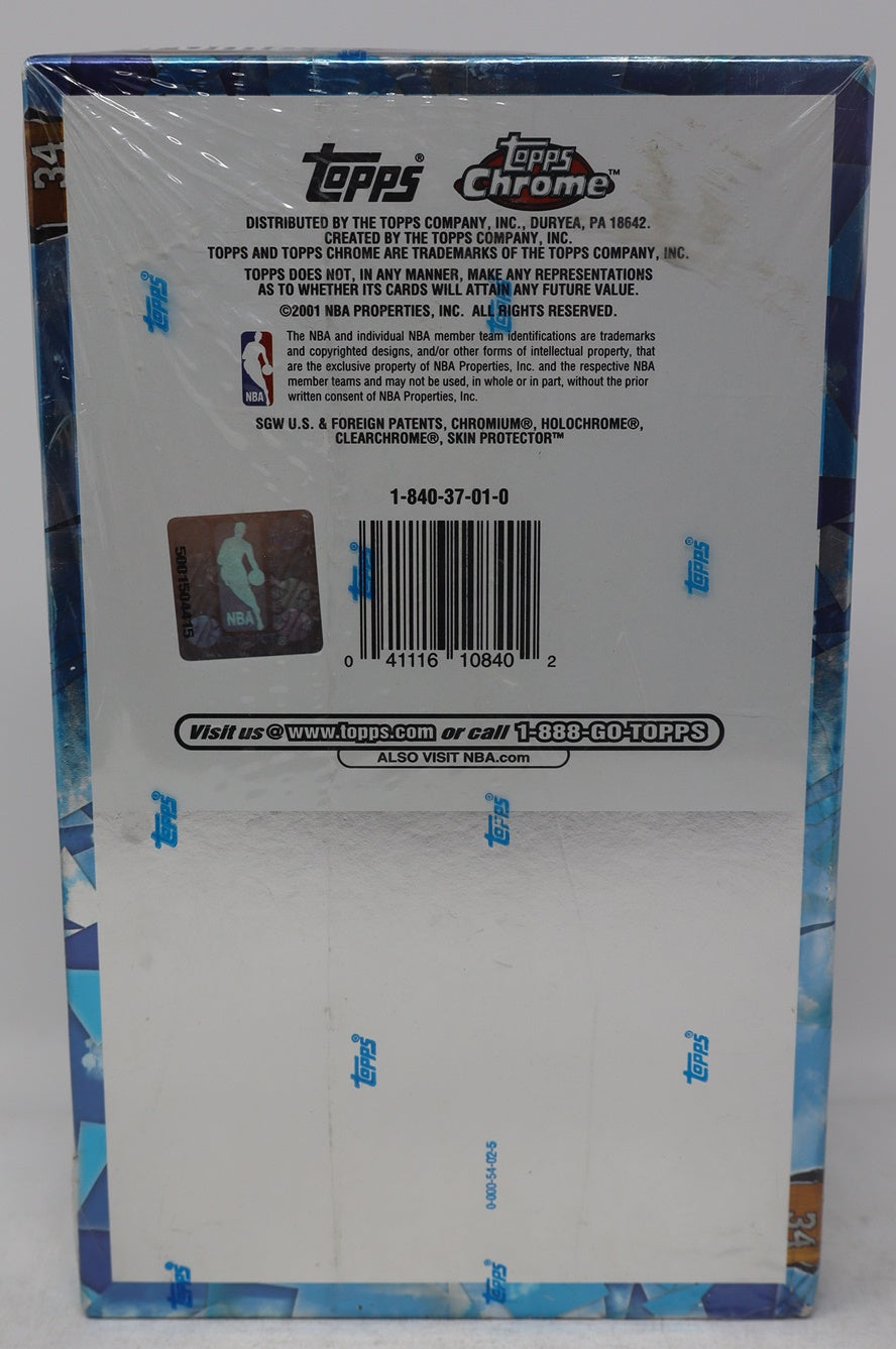 2000/01 Topps Chrome Basketball Box (Retail) (24/4)