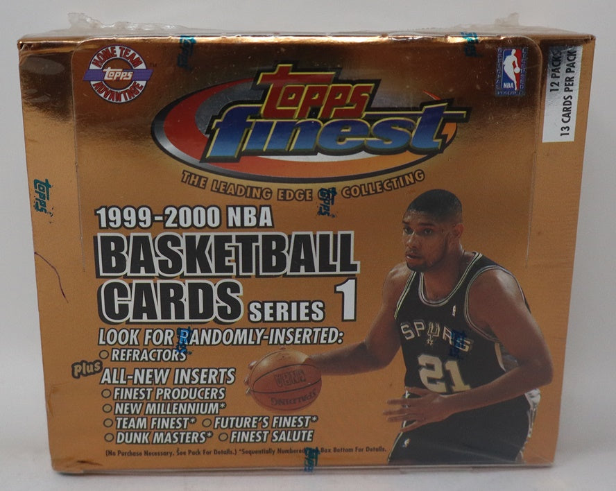 1999/00 Topps Finest Basketball Series 1 Jumbo Box (HTA) (12/11)