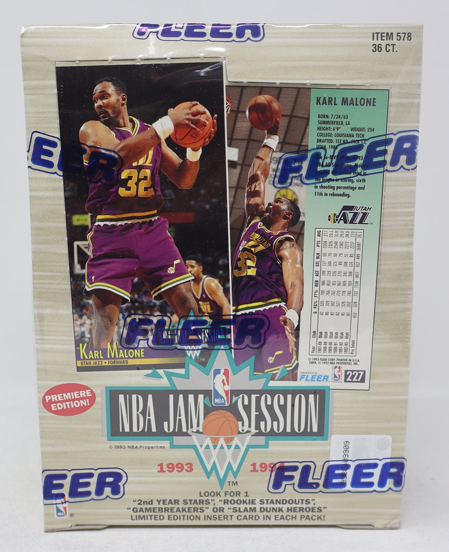 1993/94 Fleer Jam Session Basketball Box (36/12)