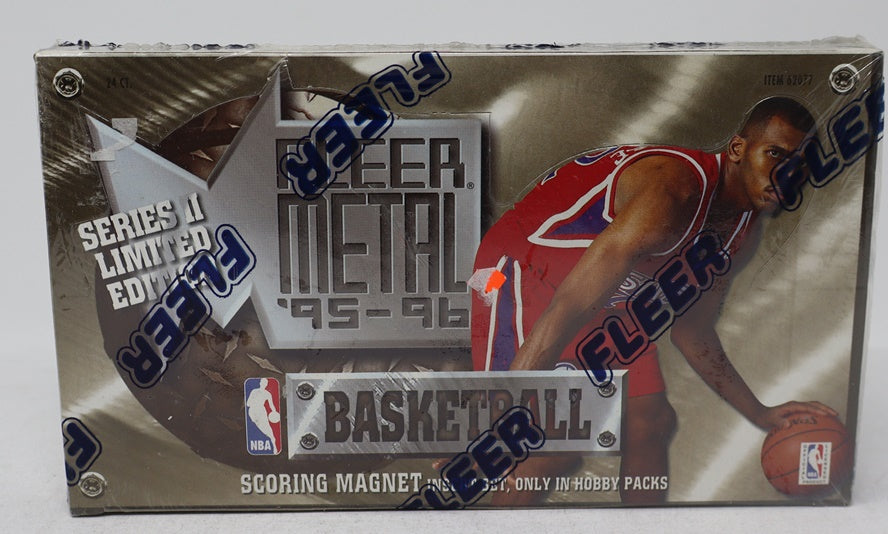 1995/96 Fleer Metal Basketball Series 2 Box (Hobby) (24/8)
