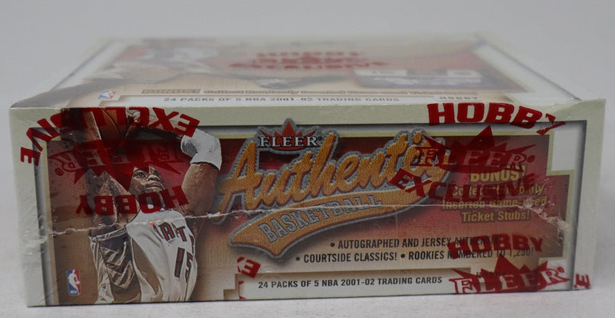 2001/02 Fleer Authentix Basketball Box (Hobby) (24/5)