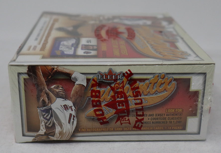 2001/02 Fleer Authentix Basketball Box (Hobby) (24/5)
