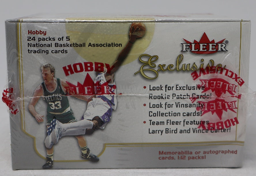 2001/02 Fleer Exclusive Basketball Box (Hobby) (24/5)
