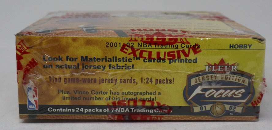 2001/02 Fleer Focus Basketball Jersey Edition Box (Hobby) (24/7)