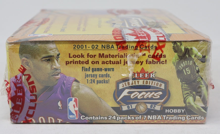 2001/02 Fleer Focus Basketball Jersey Edition Box (Hobby) (24/7)