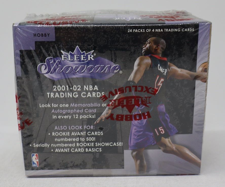 2001/02 Fleer Showcase Basketball Box (Hobby) (24/4)