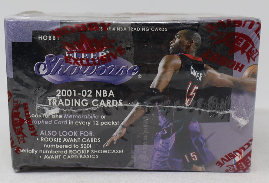 2001/02 Fleer Showcase Basketball Box (Hobby) (24/4)