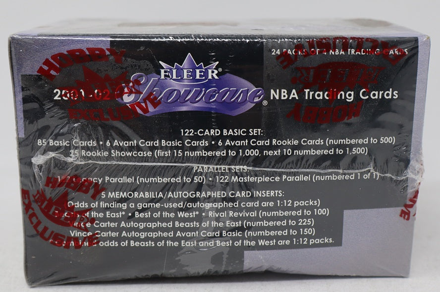 2001/02 Fleer Showcase Basketball Box (Hobby) (24/4)