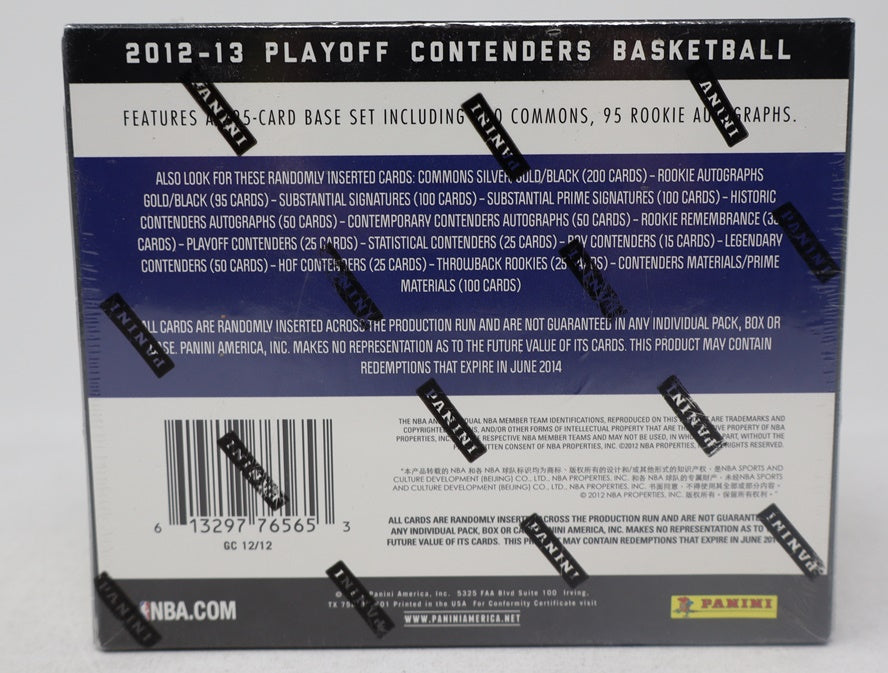 2012/13 Panini Contenders Basketball Box (Hobby) (20/5)