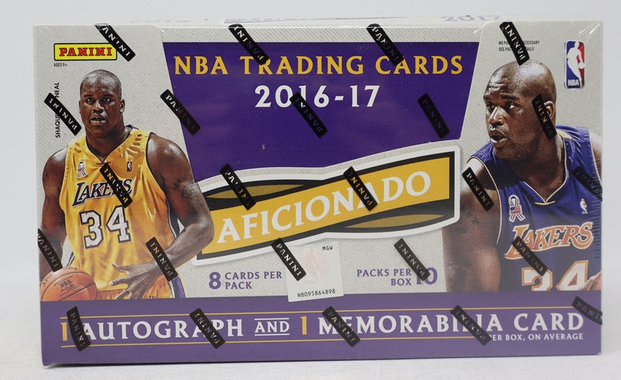 2016/17 Panini Aficionado Basketball Box (Hobby) (10/8)