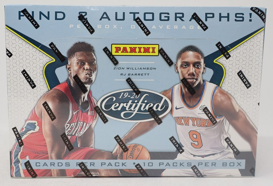 2019/20 Panini Certified Basketball Box (Hobby) (10/5)
