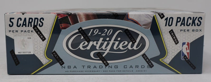 2019/20 Panini Certified Basketball Box (Hobby) (10/5)