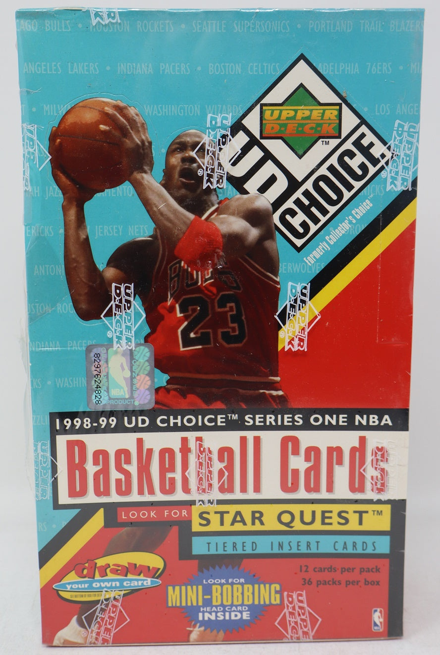 1998/99 Upper Deck UD Choice Basketball Series 1 Box (Hobby) (36/12)