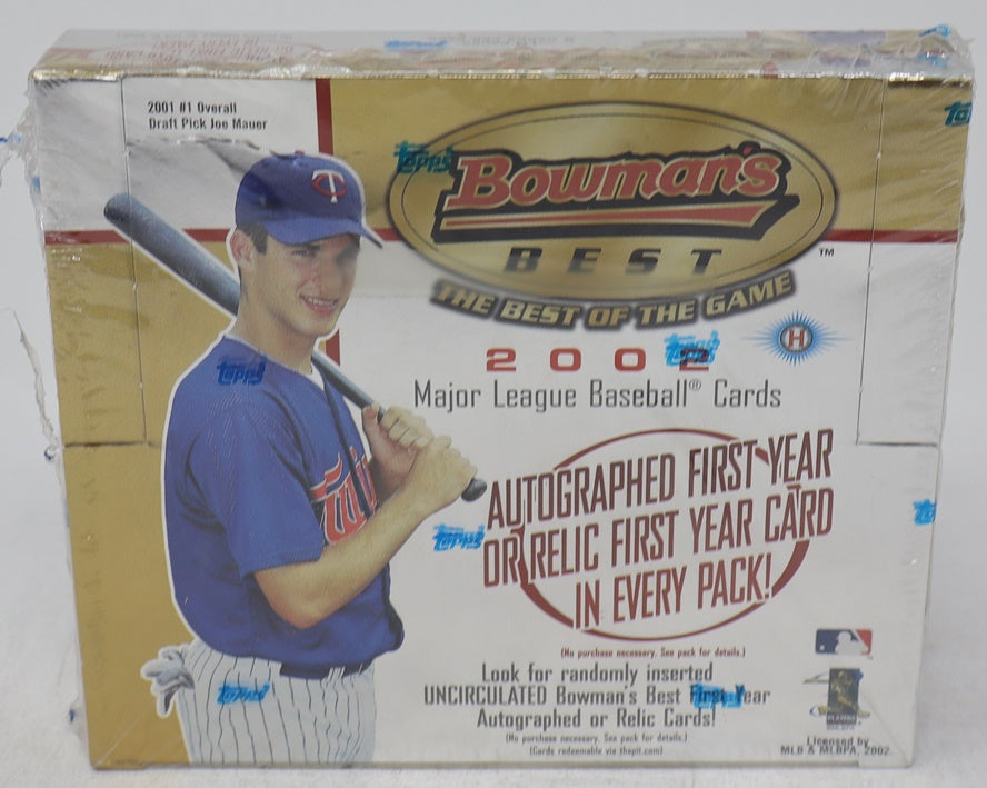 2002 Bowman's Best Baseball Box (Hobby) (10/5)