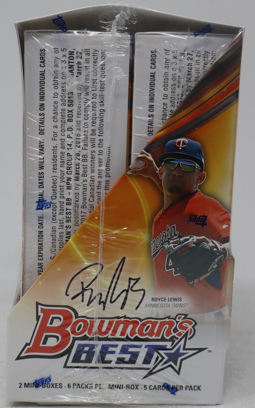2017 Bowman's Best Baseball Box (Hobby) (2/6/5)