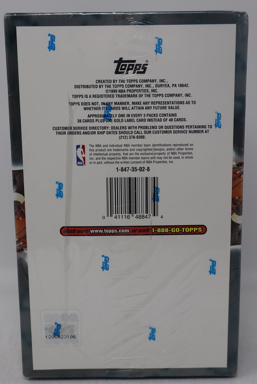 1998/99 Topps Basketball Series 2 Jumbo Box (HTA) (12/40)