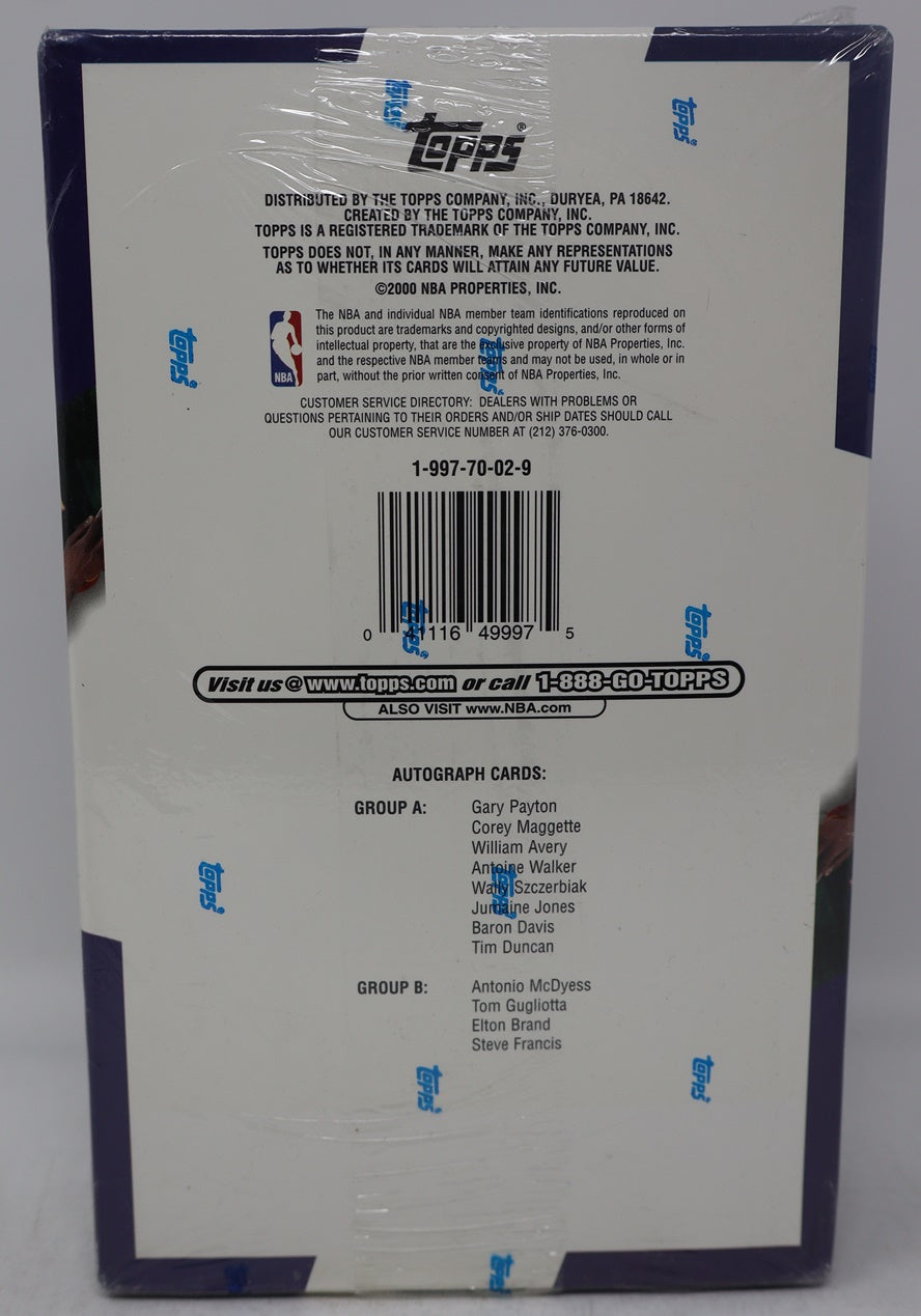 1999/00 Topps Basketball Series 2 Box (Hobby) (36/11)
